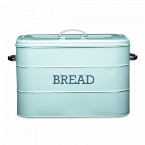 Хлебница , 34 х 25 см,  металл, голубой, серия Living Nostalgia, KITCHEN CRAFT, Великобритания, Хлебницы