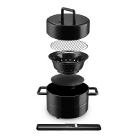 Гриль переносной, материал: нержавеющая сталь, пластик, размер: 48 х 47 х 31,5 см, цвет: черный, EVA SOLO, Дания_00785890060296103380.jpg