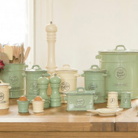 Мельница для соли Capstan Hevea in mint, 5.8 х 15 см, металл, дерево гевея, мятный, T&G, Великобритания_00809440045429484713.jpg