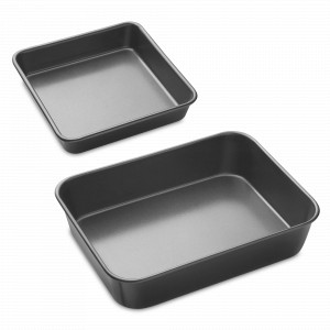 Набор форм для выпечки и запекания с антипригарным покрытием 2 шт, сталь, графит, серия MasterClass, KITCHEN CRAFT, Великобритания, Kitchen Craft MasterClass