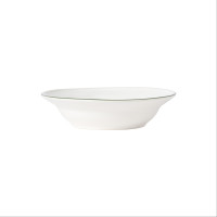 Тарелка для пасты White/Green, 21 см, керамика, белый, зеленый, серия Beja, COSTA NOVA, Португалия_00823370038091786900.jpg