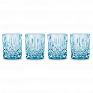 Набор из 4-х низких стаканов Fresh Colors, 295 мл, хрустальное стекло, голубой, серия Noblesse, NACHTMANN, Германия, NACHTMANN (Германия)