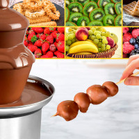 Фонтан шоколадный, нержавеющая сталь, стальной, CLATRONIC, Германия_00812390047480954596.jpg