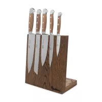 Набор из 5-ти кухонных ножей на подставке, серия Alpha Fasseiche, GUDE, Германия, 