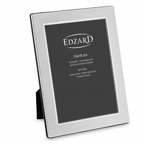 Рамка для фото 13 х 18 см Cagliari, нержавеющая сталь, посеребрение, EDZARD, Германия, EDZARD (Германия)