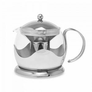 Чайник заварочный с фильтром, 660 мл, нержавеющая сталь, стекло, серия La Cafetiere, KITCHEN CRAFT, Великобритания, Металлический чайник заварочный