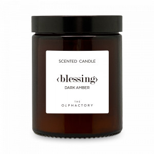 Свеча ароматическая «Dark Amber», 30 часов горения, воск, стекло, серия The Olphactory, AMBIENTAIR, Испания, Ароматы для дома