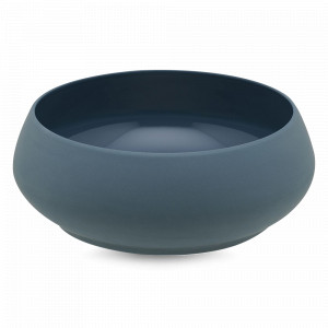 Салатник BLEU DE ROCHE, 28 см, 4000 мл, керамика, синий, серия Bahia, GUY DEGRENNE, Франция, Большой салатник
