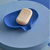 Мыльница Flow, 14 х 10 см, керамика, синий индиго, серия Bath, BERGENSON BJORN, Великобритания_00818840045472438408.jpg