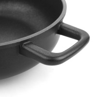 Сотейник с двумя ручками для индукционных плит с антипригарным покрытием, 24 см, литой алюминий с алмазным порошком, черный, серия Diamant Plus, OLYMPIA, Италия_00820700067570127681.jpg