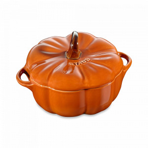 Кокот «Тыква», 0,5 л, 12,2 см, керамика, цвет: корица, серия La Cocotte, STAUB, Франция, STAUB (Франция)