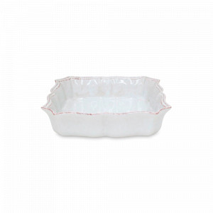 Блюдо для запекания квадратное White, 25 х 25 см, керамика, белый, серия Impressions, COSTA NOVA, Португалия, Керамическая посуда для запекания в духовке