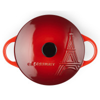 Кокотница Eiffel Tower, 10 см, керамика, красный, серия Cerise, LE CREUSET, Франция_00805150063067309786.jpg