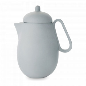 Чайник заварочный с ситечком, 1 л, фарфор, нержавеющая сталь, серо-голубой, серия Nina, VIVA Scandinavia, Дания, Скидка до -20% на Viva Scandinavia