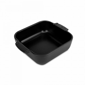 Форма для запекания квадратная, 21 х 21 см, 1.1 л, керамика, черный, серия Satin Black, PEUGEOT CERAMIC, Франция, Скидка до -35% на PEUGEOT CERAMIC