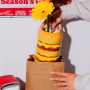 Ваза для цветов Burger, 18 см, керамика, серия Fast Food, DOIY, Испания_00819740048444711800.jpg