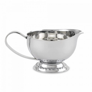 Молочник «Кольчугинский», латунь, серебристый, серия Летний сад, Кольчугинский Мельхиор, Россия, Сливочники