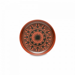 Тарелка пирожковая Aztec, 16 см, керамика, коричневый, декор, серия Pacifica, COSTA NOVA, Португалия, Тарелки хлебные