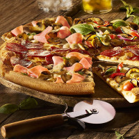 Нож для пиццы, дерево, нержавеющая сталь, 20 см, серия World of Flavours, KITCHEN CRAFT, Великобритания_00807710062256716738.jpg