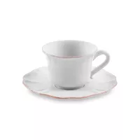 Пара чайная White, 220 мл, керамика, белый, серия Impressions, COSTA NOVA, Португалия, 