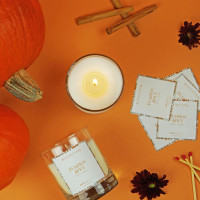 Свеча ароматическая «Pumpkin Spice», 40 часов горения, воск, стекло, серия Gifting, AMBIENTAIR, Испания_00820700047164715623.jpg