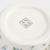 Кружка Нежные цветы, 460 мл, керамика, молочный, декор, серия Mint flowers, ANNA LAFARG, Китай_00822260032678029677.jpg