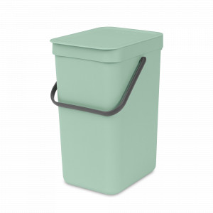 Контейнер встраиваемый для мусора, 12 л, пластик, мятный, серия SORT GO, BRABANTIA, Бельгия, Мусорные ведра SORT&GO BRABANTIA