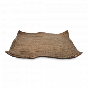 Тарелка обеденная, 26.5 х 19 см, каменная керамика, коричневый, ROOMERS TABLEWARE, Нидерланды, Тарелки керамические