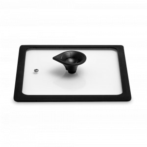 Крышка стеклянная квадратная,  25 х 25 см, серия K360, LUCHETTI, Италия, Скидка -20% на посуду LUCHETTI