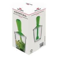 Измельчитель с мадлером Cocktail, 230 мл, пластик, зеленый, WALMER, Великобритания_00808690046583886126.jpg