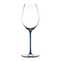 Хрустальный бокал для шампанского CHAMPAGNE WINE GLASS DARK BLUE, ручная работа, объем: 445 мл, высота: 25 см, материал: хрусталь, серия Fatto A Mano, RIEDEL, Австрия, 