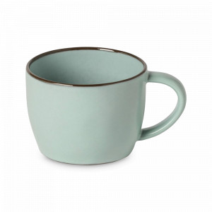 Кружка , 360 мл, керамика, бирюзовый, серия Stacked Organic, COSTA NOVA, Португалия, Кружки цветные