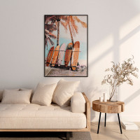 Панно декоративное с эффектом 3D Surf Beach, 50 х 70 см, холст, дерево, серия Art, BERGENSON BJORN, Великобритания_00819730056891422976.jpg