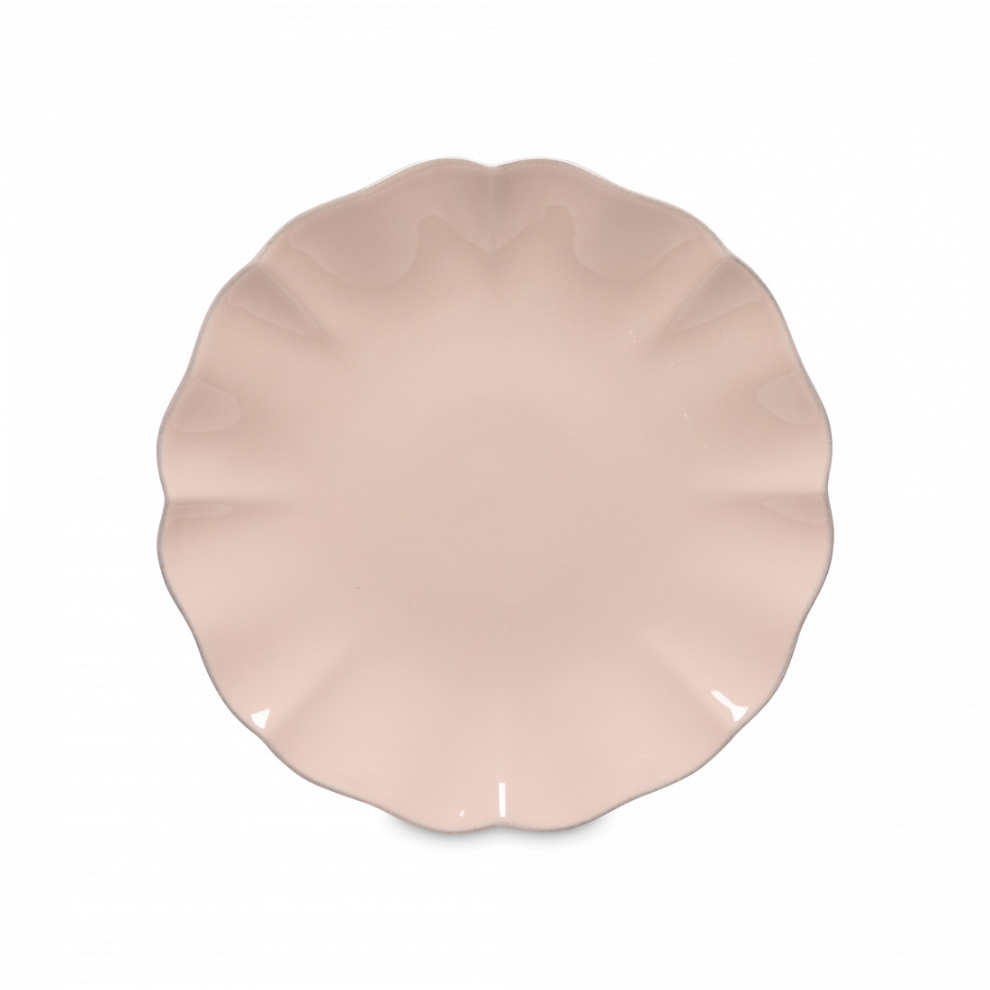 Тарелка обеденная Rose pink, 25 см, керамика, розовый, серия Rosa, COSTA NOVA, Португалия