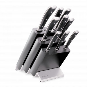 Набор кухонных ножей 9 шт. на деревянной подставке, серия Classic Ikon, WUESTHOF, Золинген, Германия, Немецкие ножи
