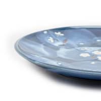 Тарелка обеденная Blue, 25.7 см, фарфор, синий, декор, серия Sakura, TOKYO DESIGN, Нидерланды_00815930056877161565.jpg
