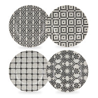 Набор из 4-х десертных тарелок, фарфор, декор, серия Calcada Portuguesa, VISTA ALEGRE, Португалия