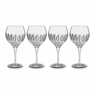 Набор из 4-х бокалов для коктейлей GIN, 650 мл, серия Diamante, LUIGI BORMIOLI, Италия, Наборы бокалов для вина