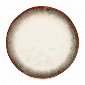 Тарелка обеденная, 26 см, фарфор, коричневый, серия Nuances, EASY LIFE (R2S), Италия, Тарелки Easy Life