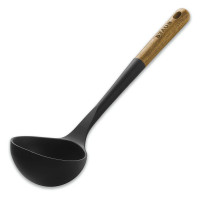 Половник , 31 см, силикон, дерево, черный, серия La Cocotte, STAUB, Франция