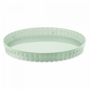 Поднос круглый, пластик SAN, 35.6 см, зеленый, серия Tiffany, GUZZINI, Италия, GUZZINI (Италия)