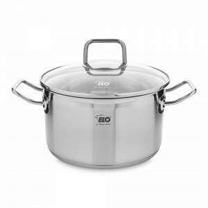 Кастрюля со стеклянной крышкой, 20 см, 3 л, нержавеющая сталь, серия Profi Duo Therm, ELO, Китай, ELO (Германия)