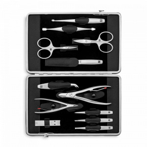 Набор маникюрный в кожаном футляре, цвет черный, 12 предметов, Twinox, ZWILLING J.A. HENCKELS, Германия, ZWILLING (Германия)