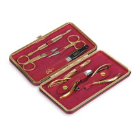 Набор маникюрный в футляре, 7 предметов, GD, Германия