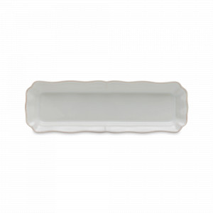 Блюдо прямоугольное White, 31 х 10 cм, керамика, белый, декор, серия Alentejo, COSTA NOVA, Португалия, Блюда сервировочные COSTA NOVA