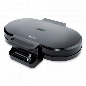 Вафельница с антипригарным покрытием, пластик, черный, STEBA, Германия, Вафельницы