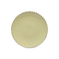 Тарелка закусочная Lilly green, 22 см, керамика, фисташковый, серия Pearl, COSTA NOVA, Португалия