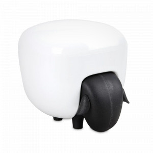 Емкость для хранения, пластик, 16 х 14 см, черный с белой крышкой, серия Sheep, QUALY, Таиланд, QUALY (Таиланд)