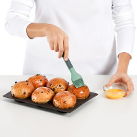 Кисточка кулинарная, 21.2 см, силикон, зеленый, серия Essential, LEKUE, Испания_00817020064781819609.jpg