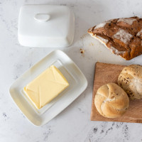 Масленка , 18 х 14 см, фарфор, белый, серия Classic, KITCHEN CRAFT, Великобритания_00817710054176192011.jpg